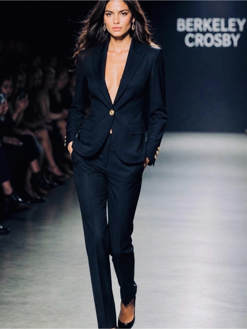 Derek Lam 10 Crosby blazer 
 with Gold Buttons